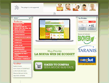 Tablet Screenshot of ecodiet.com